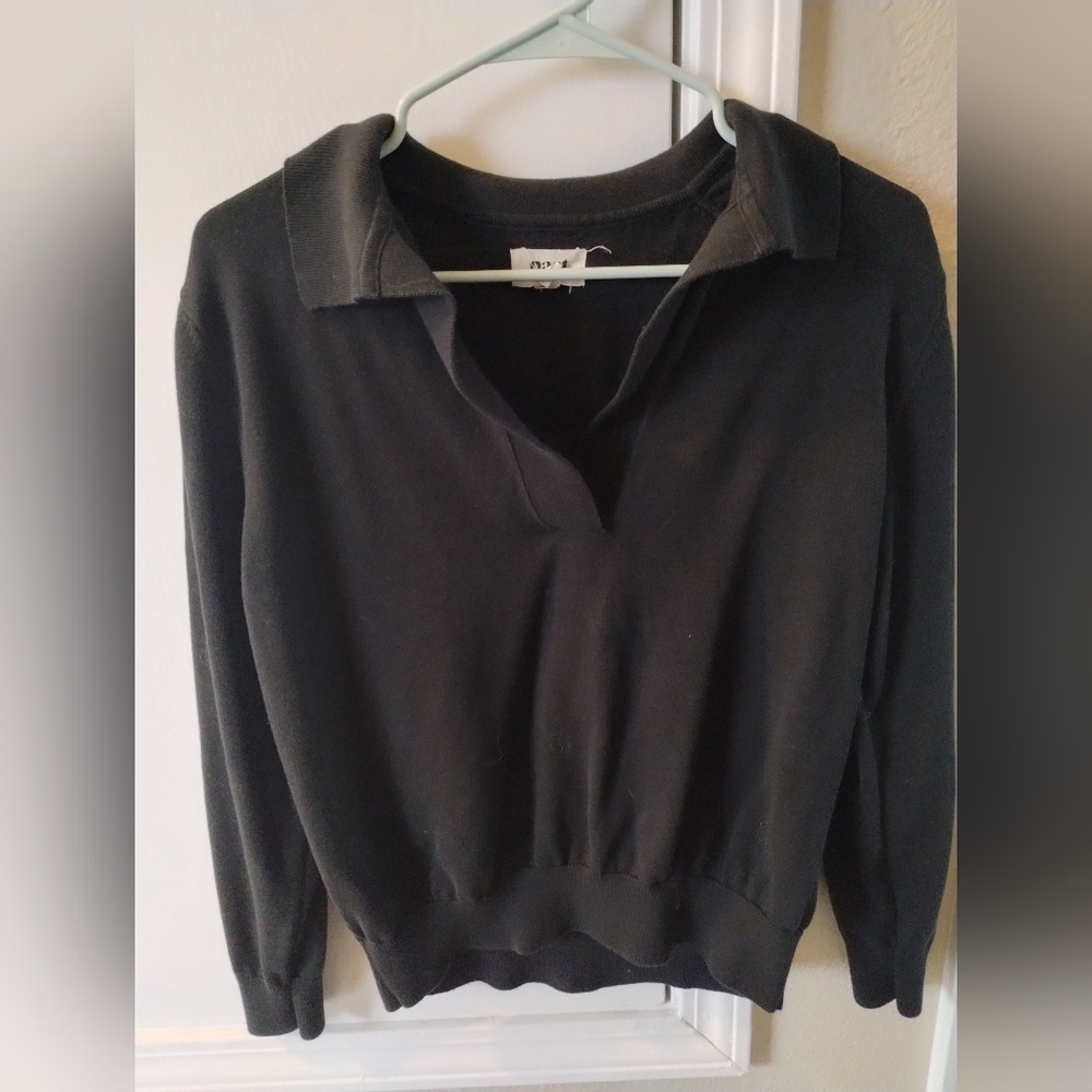 Pact polo style sweater- worn 2x!!